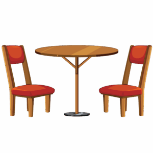 Table (includes 2 chairs)